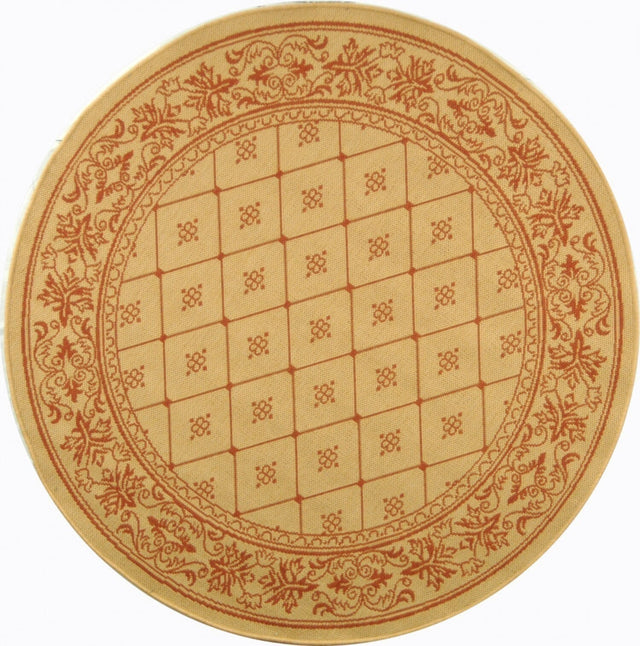 Safavieh Courtyard cy2665 - 3001 Natural / Brown Rugs - Safavieh - cy2665 - 3001 - 7r