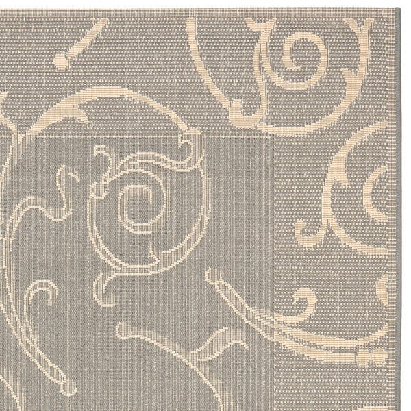 Safavieh Courtyard Cy2665 - 3606 Grey / Natural Rugs - Safavieh - cy2665 - 3606 - 2