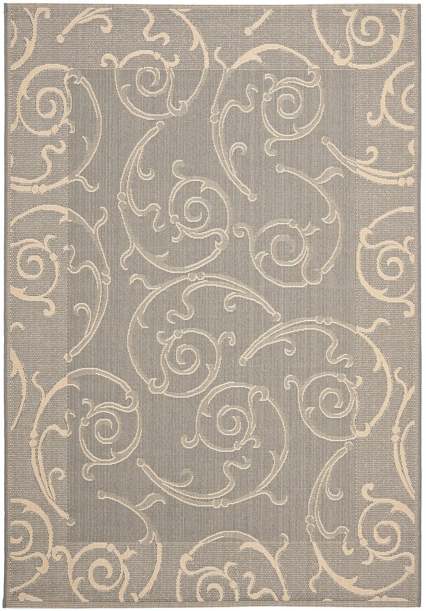 Safavieh Courtyard Cy2665 - 3606 Grey / Natural Rugs - Safavieh - cy2665 - 3606 - 2