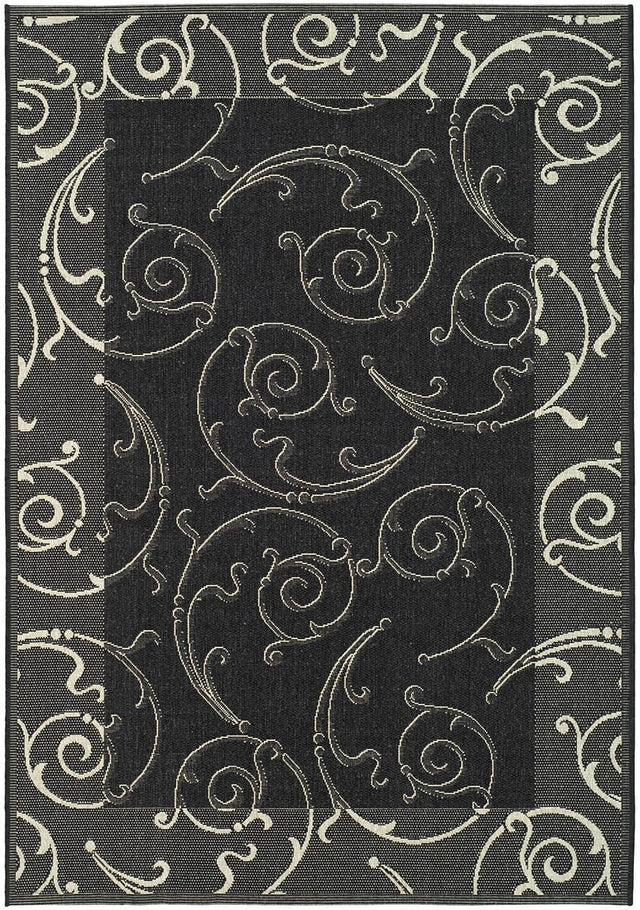 Safavieh Courtyard cy2665 - 3908 Black / Sand Rugs - Safavieh - cy2665 - 3908 - 2