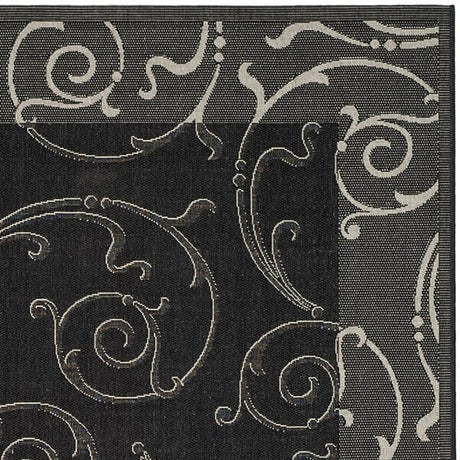 Safavieh Courtyard cy2665 - 3908 Black / Sand Rugs - Safavieh - cy2665 - 3908 - 2