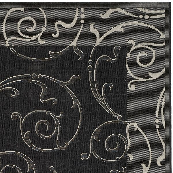 Safavieh Courtyard cy2665 - 3908 Black / Sand Rugs - Safavieh - cy2665 - 3908 - 2