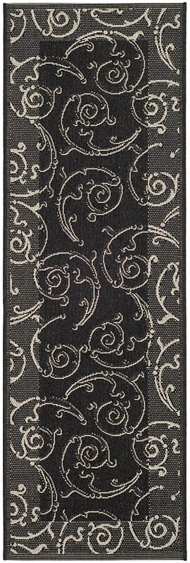 Safavieh Courtyard cy2665 - 3908 Black / Sand Rugs - Safavieh - cy2665 - 3908 - 27