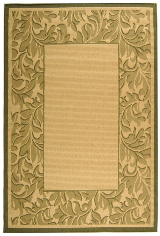 Safavieh Courtyard cy2666 - 1e01 Natural / Olive Rugs - Safavieh - cy2666 - 1e01 - 2