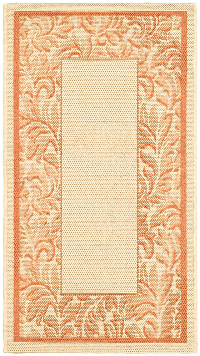 Safavieh Courtyard Cy2666 - 3201 Terracotta / Natural Rugs - Safavieh - cy2666 - 3201 - 7r
