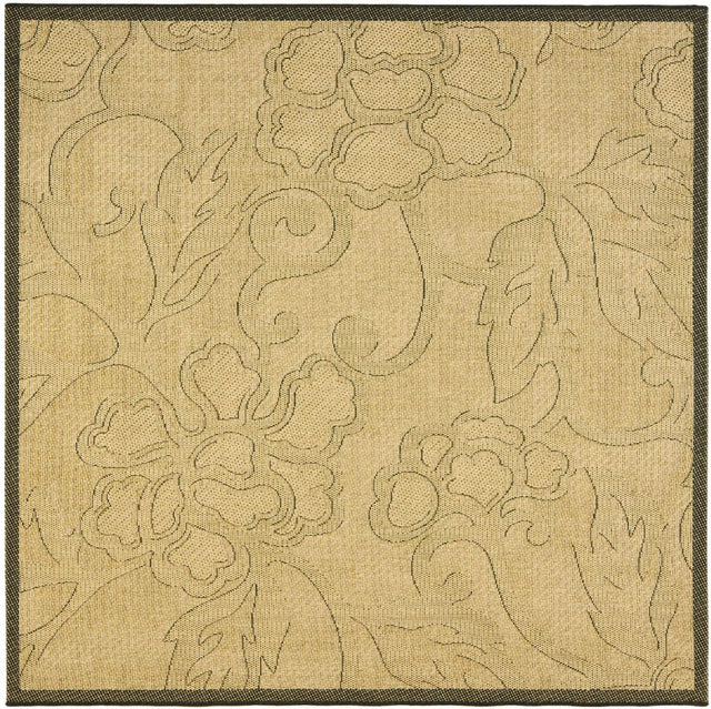 Safavieh Courtyard cy2726 - 3901 Sand / Black Rugs - Safavieh - cy2726 - 3901 - 5r