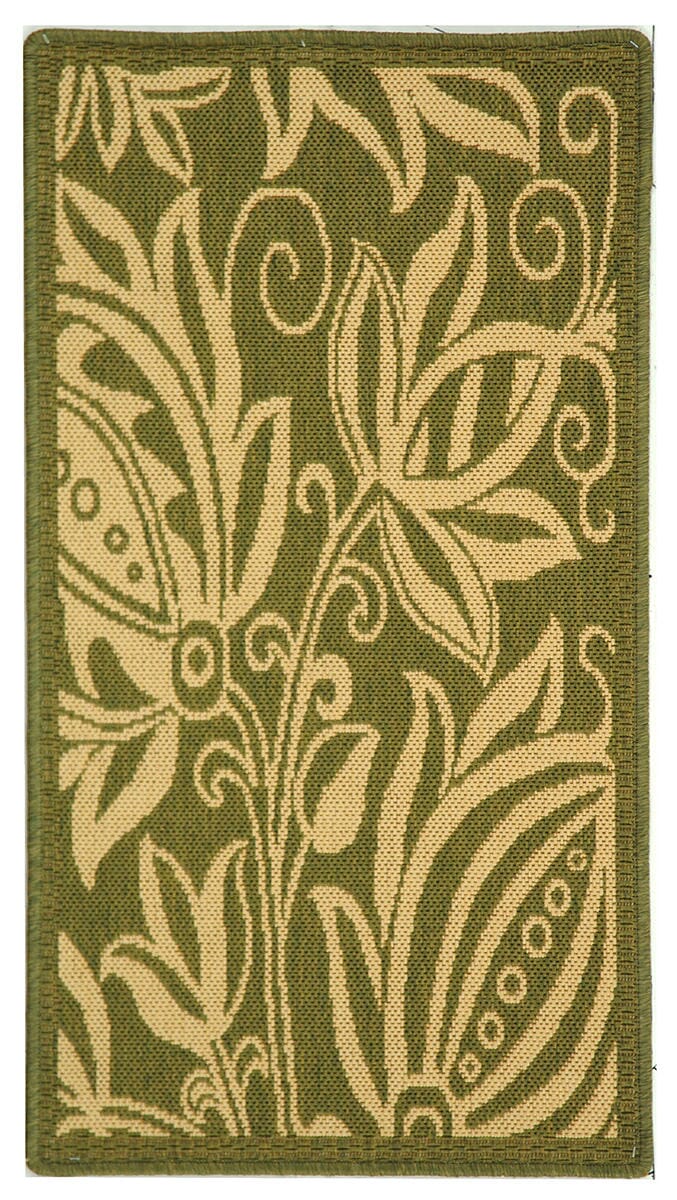Safavieh Courtyard cy2961 - 1e06 Olive / Natural Rugs - Safavieh - cy2961 - 1e06 - 6