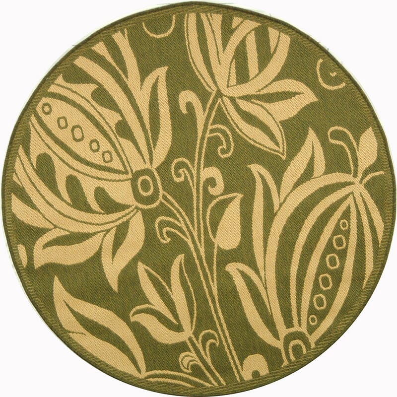 Safavieh Courtyard cy2961 - 1e06 Olive / Natural Rugs - Safavieh - cy2961 - 1e06 - 6