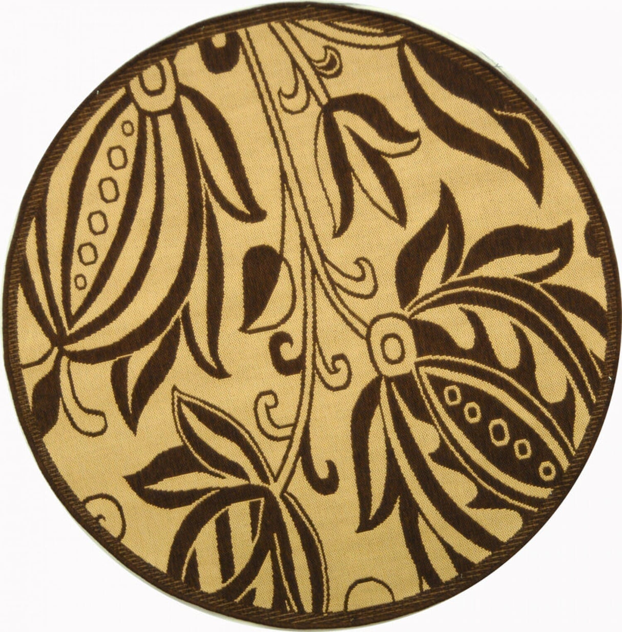 Safavieh Courtyard cy2961 - 3001 Natural / Brown Rugs - Safavieh - cy2961 - 3001 - 6