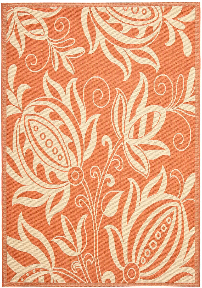 Safavieh Courtyard Cy2961 - 3202 Terracotta / Natural Rugs - Safavieh - cy2961 - 3202 - 2