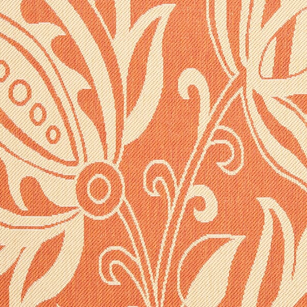 Safavieh Courtyard Cy2961 - 3202 Terracotta / Natural Rugs - Safavieh - cy2961 - 3202 - 2