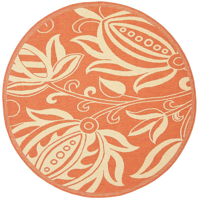 Safavieh Courtyard Cy2961 - 3202 Terracotta / Natural Rugs - Safavieh - cy2961 - 3202 - 5r