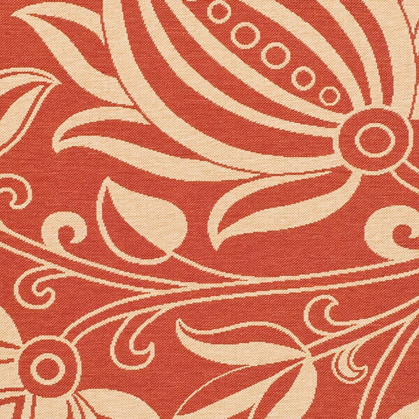 Safavieh Courtyard cy2961 - 3707 Red / Natural Rugs - Safavieh - cy2961 - 3707 - 0