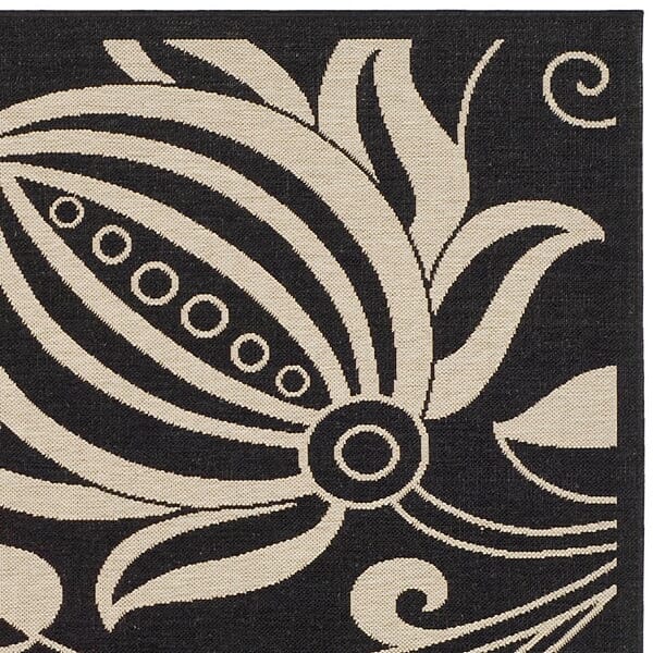 Safavieh Courtyard cy2961 - 3908 Black / Sand Rugs - Safavieh - cy2961 - 3908 - 0