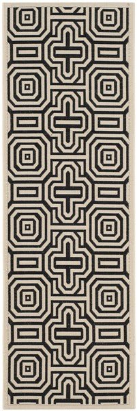 Safavieh Courtyard cy2962 - 3901 Sand / Black Rugs - Safavieh - cy2962 - 3901 - 27