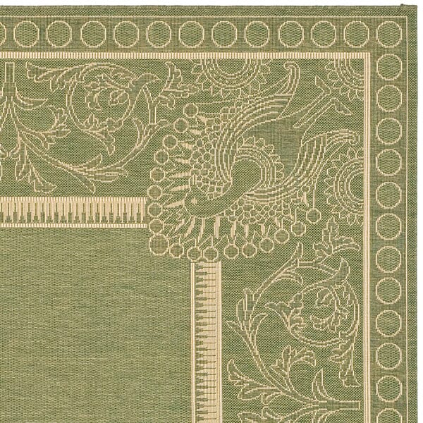 Safavieh Courtyard cy2965 - 1e06 Olive / Natural Rugs - Safavieh - cy2965 - 1e06 - 0