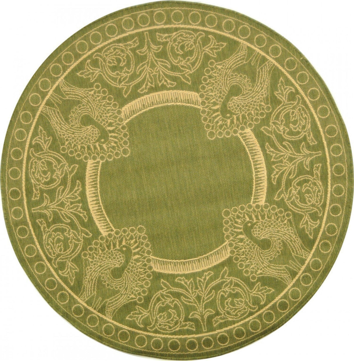 Safavieh Courtyard cy2965 - 1e06 Olive / Natural Rugs - Safavieh - cy2965 - 1e06 - 6
