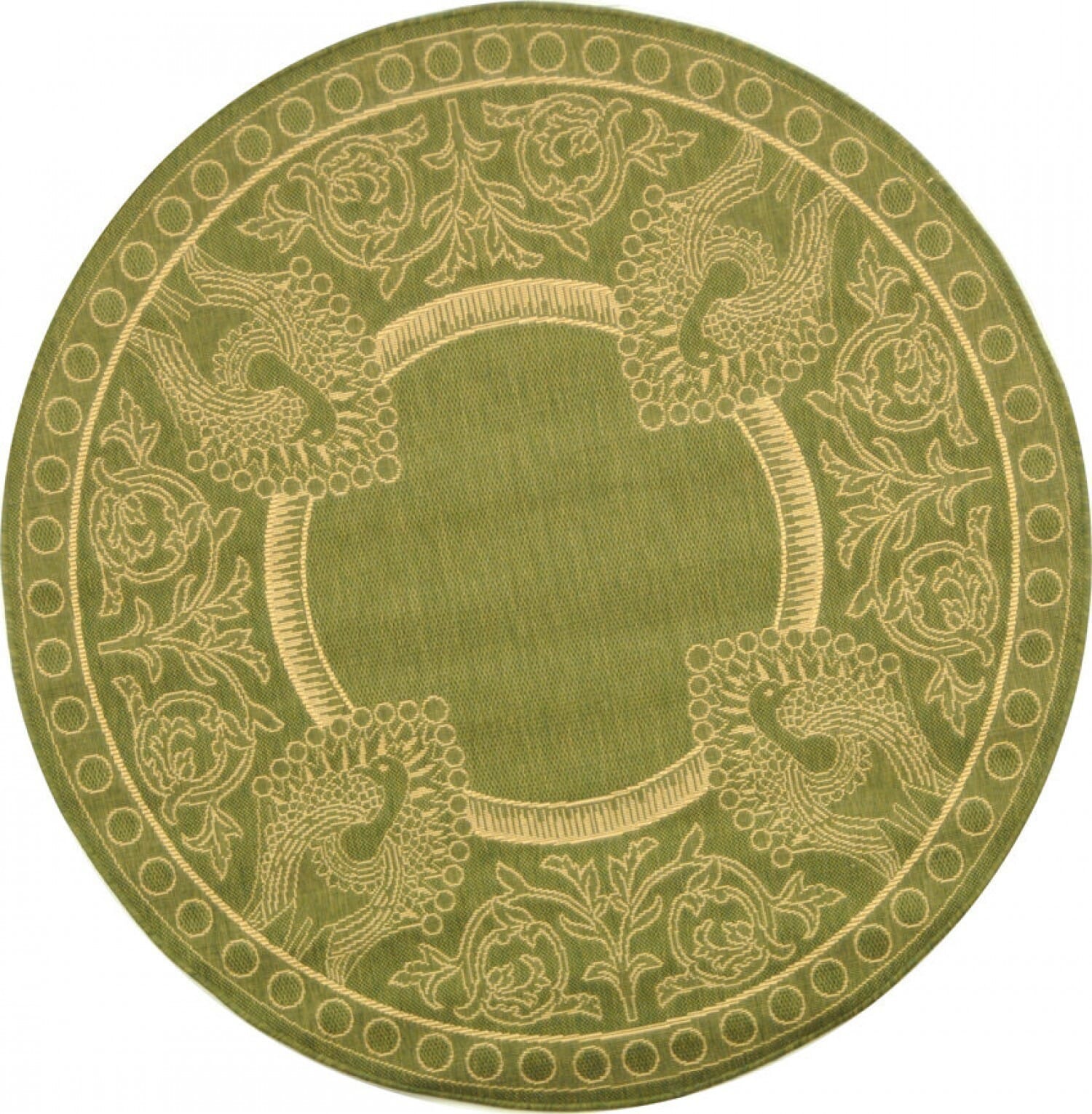Safavieh Courtyard cy2965 - 1e06 Olive / Natural Rugs - Safavieh - cy2965 - 1e06 - 6