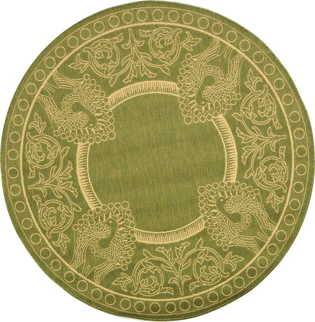 Safavieh Courtyard cy2965 - 1e06 Olive / Natural Rugs - Safavieh - cy2965 - 1e06 - 8r