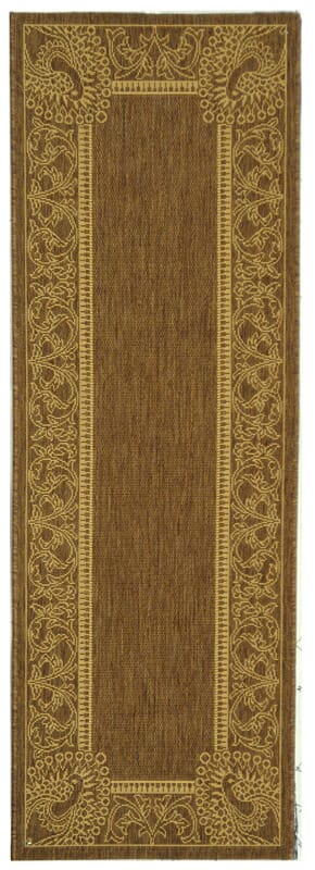 Safavieh Courtyard cy2965 - 3009 Brown / Natural Rugs - Safavieh - cy2965 - 3009 - 212