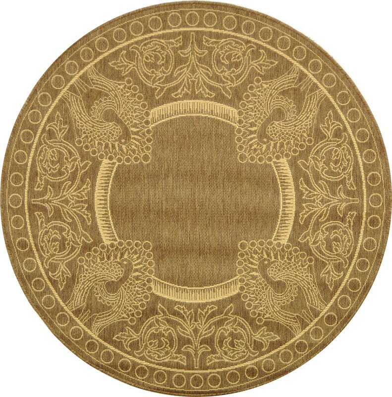 Safavieh Courtyard cy2965 - 3009 Brown / Natural Rugs - Safavieh - cy2965 - 3009 - 6