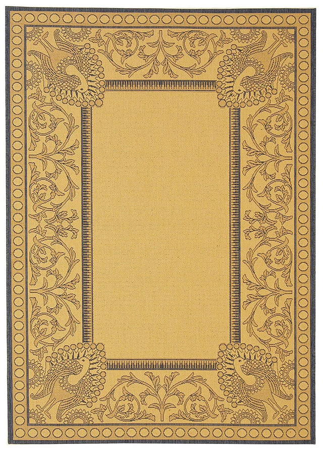 Safavieh Courtyard cy2965 - 3101 Natural / Blue Rugs - Safavieh - cy2965 - 3101 - 0