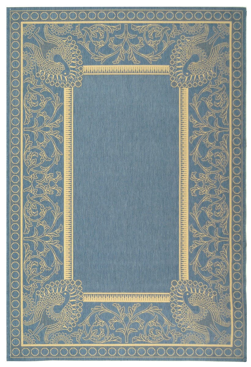 Safavieh Courtyard cy2965 - 3103 Blue / Natural Rugs - Safavieh - cy2965 - 3103 - 0