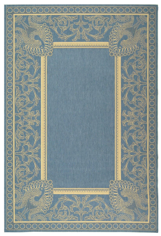 Safavieh Courtyard cy2965 - 3103 Blue / Natural Rugs - Safavieh - cy2965 - 3103 - 0