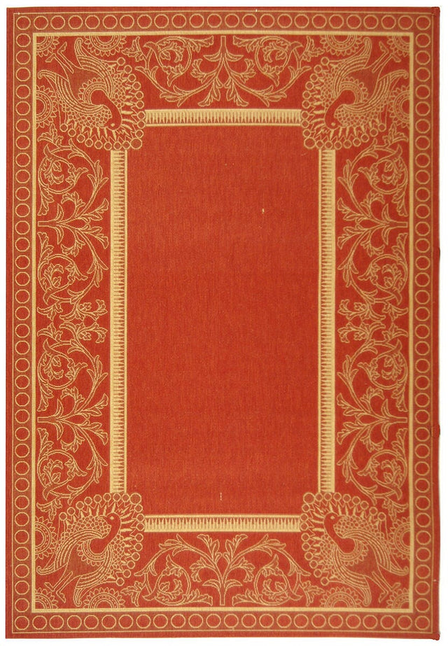 Safavieh Courtyard cy2965 - 3707 Red / Natural Rugs - Safavieh - cy2965 - 3707 - 1
