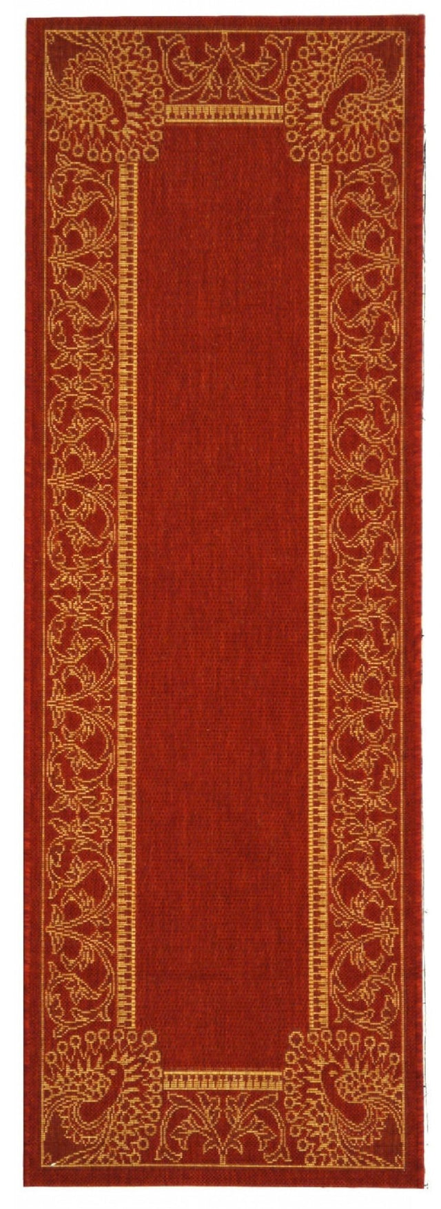 Safavieh Courtyard cy2965 - 3707 Red / Natural Rugs - Safavieh - cy2965 - 3707 - 27