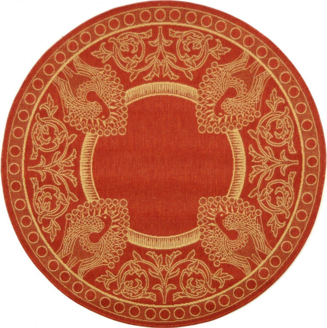 Safavieh Courtyard cy2965 - 3707 Red / Natural Rugs - Safavieh - cy2965 - 3707 - 6