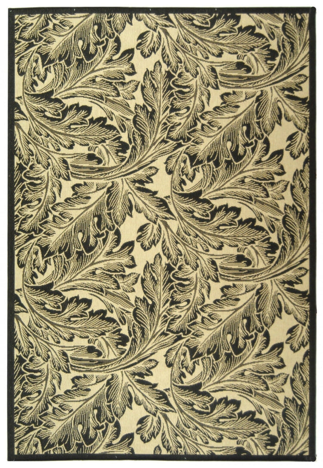 Safavieh Courtyard cy2996 - 3901 Sand / Black Rugs - Safavieh - cy2996 - 3901 - 0