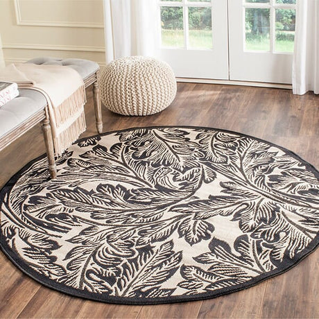 Safavieh Courtyard cy2996 - 3901 Sand / Black Rugs - Safavieh - cy2996 - 3901 - 0