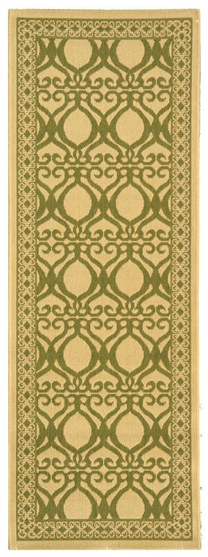 Safavieh Courtyard cy3040 - 1e01 Natural / Olive Rugs - Safavieh - cy3040 - 1e01 - 27