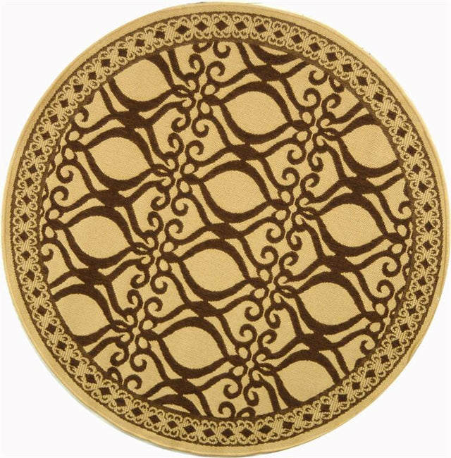 Safavieh Courtyard cy3040 - 3001 Natural / Brown Rugs - Safavieh - cy3040 - 3001 - 5r