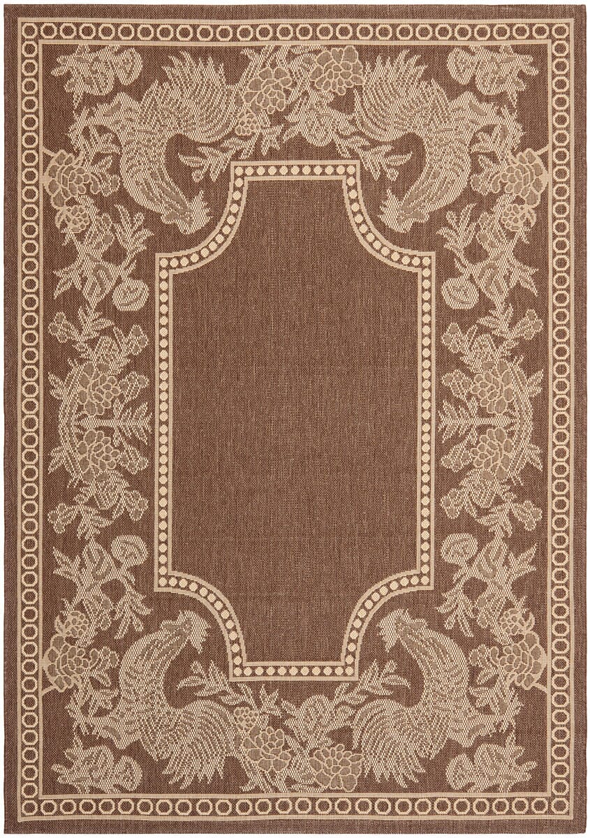 Safavieh Courtyard Cy3305 - 3409 Chocolate / Natural Rugs - Safavieh - cy3305 - 3409 - 2
