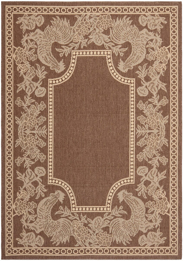 Safavieh Courtyard Cy3305 - 3409 Chocolate / Natural Rugs - Safavieh - cy3305 - 3409 - 2