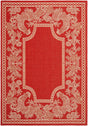 Safavieh Courtyard Cy3305 - 3707 Red / Natural Rugs - Safavieh - cy3305 - 3707 - 2