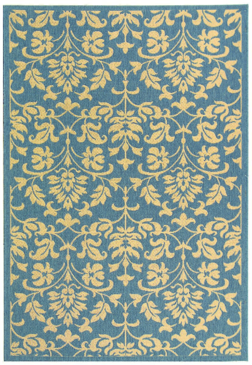 Safavieh Courtyard cy3416 - 3103 Blue / Natural Rugs - Safavieh - cy3416 - 3103 - 2