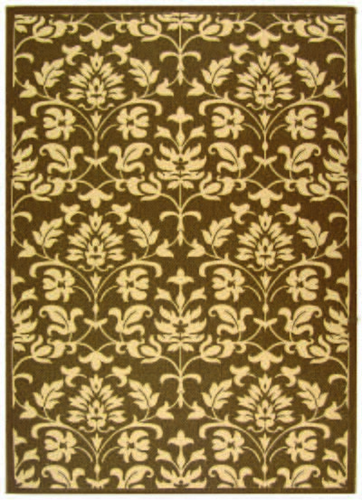 Safavieh Courtyard cy3416 - 3409 Chocolate / Natural Rugs - Safavieh - cy3416 - 3409 - 2