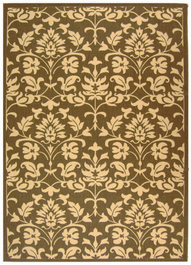 Safavieh Courtyard cy3416 - 3409 Chocolate / Natural Rugs - Safavieh - cy3416 - 3409 - 7r