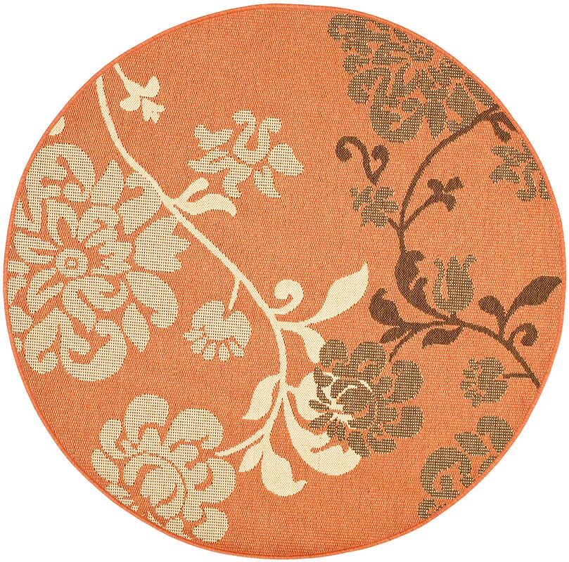 Safavieh Courtyard Cy4027C Terra Natural / Brown Rugs - Safavieh - cy4027c - 5r