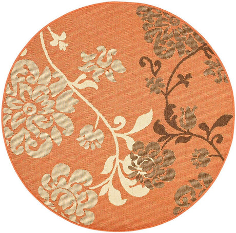 Safavieh Courtyard Cy4027C Terra Natural / Brown Rugs - Safavieh - cy4027c - 5r