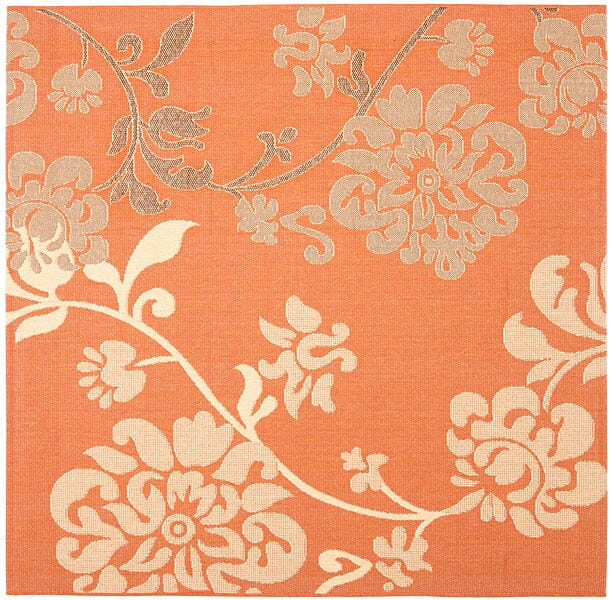 Safavieh Courtyard Cy4027C Terra Natural / Brown Rugs - Safavieh - cy4027c - 7sq