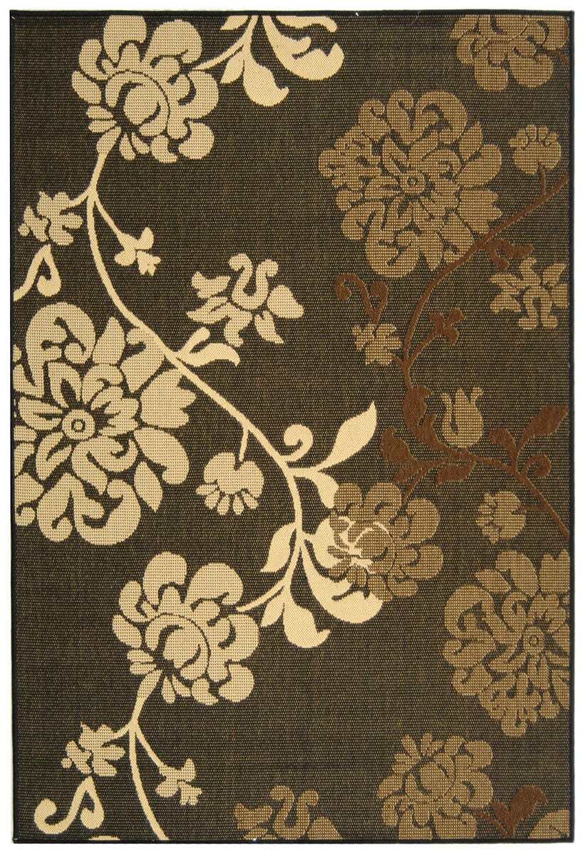 Safavieh Courtyard Cy4027D Black Natural / Brown Rugs - Safavieh - cy4027d - 2