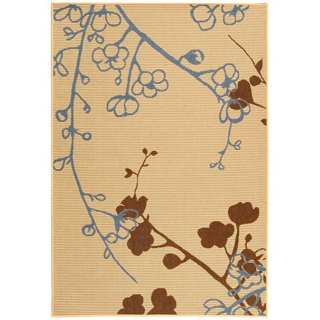 Safavieh Courtyard cy4038b Natural Brown / Blue Rugs - Safavieh - cy4038b - 2