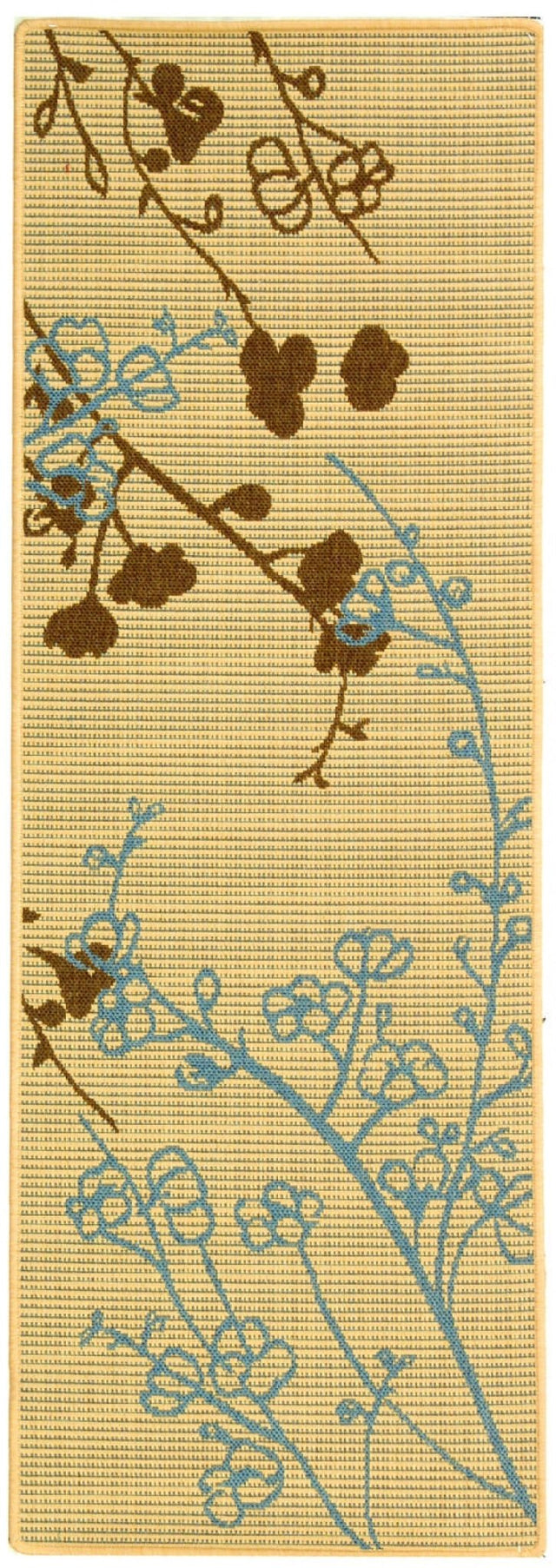 Safavieh Courtyard cy4038b Natural Brown / Blue Rugs - Safavieh - cy4038b - 27