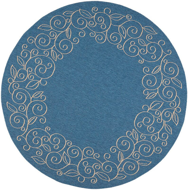 Safavieh Courtyard cy5139c Blue / Ivory Rugs - Safavieh - cy5139c - 7r