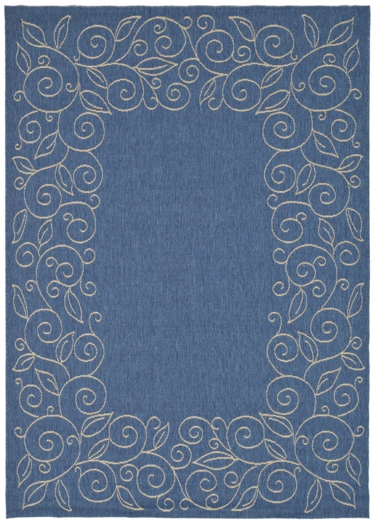 Safavieh Courtyard cy5139c Blue / Ivory Rugs - Safavieh - cy5139c - 7sq