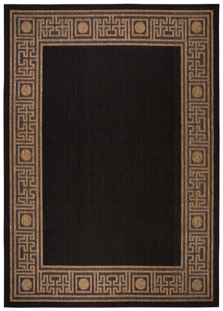 Safavieh Courtyard Cy5143G Black/Coffee Rug - Safavieh - cy5143g - 210